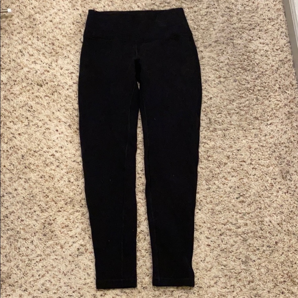Lululemon Black fleece slim pant